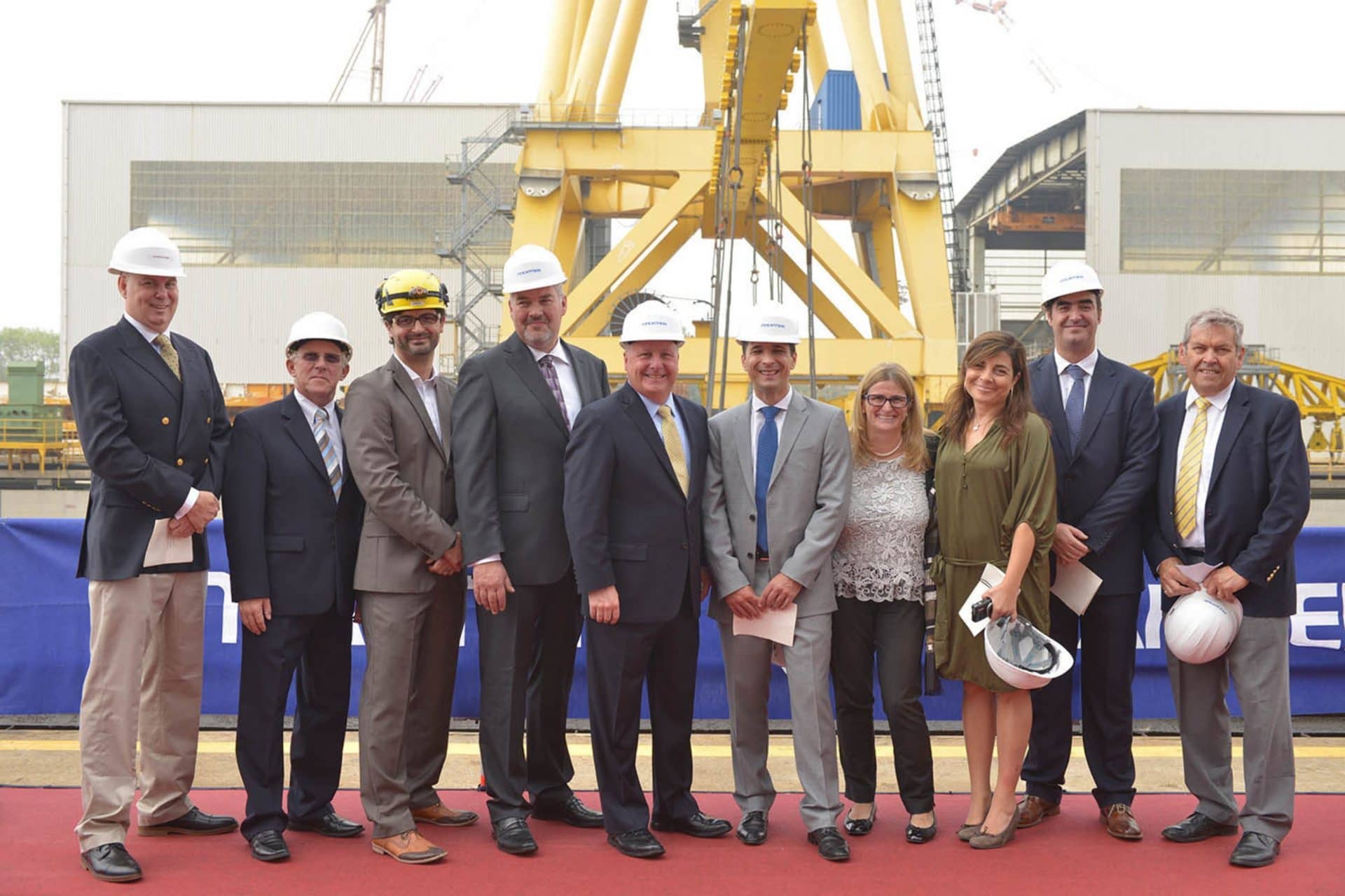 Seabourn Keel Laying Ceremony