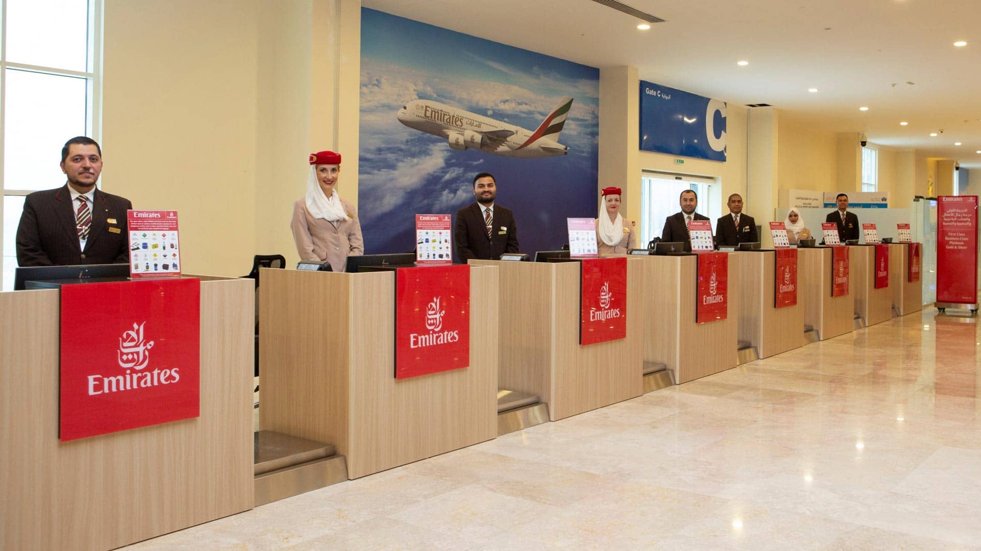 Emirates Cruise Terminal Check-in