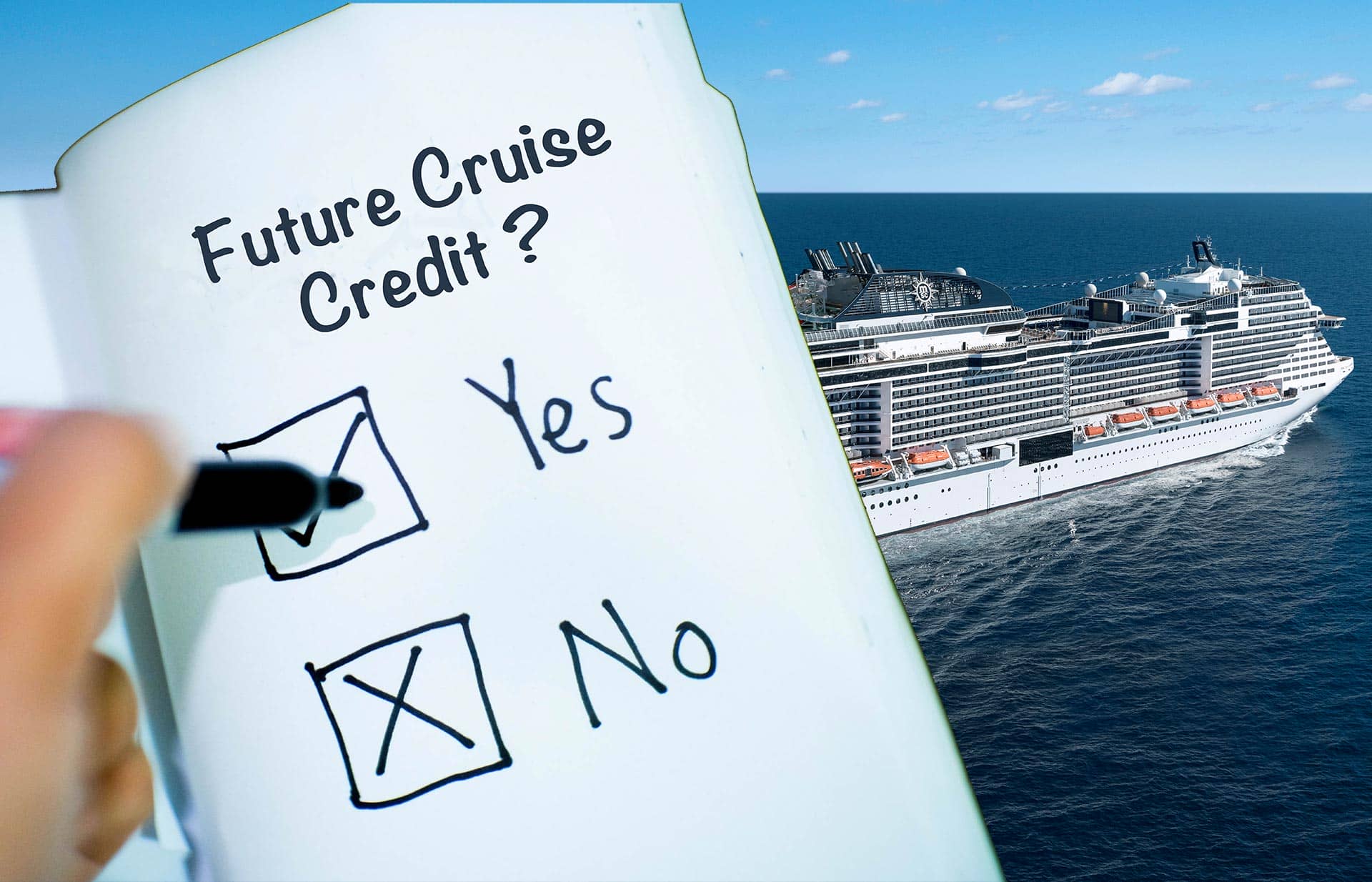 future cruise credit or refund